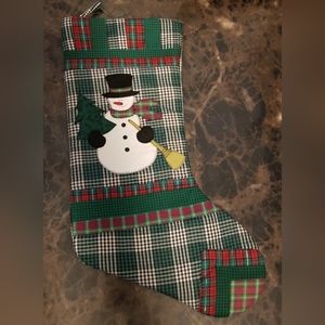 Snowman Christmas Stocking